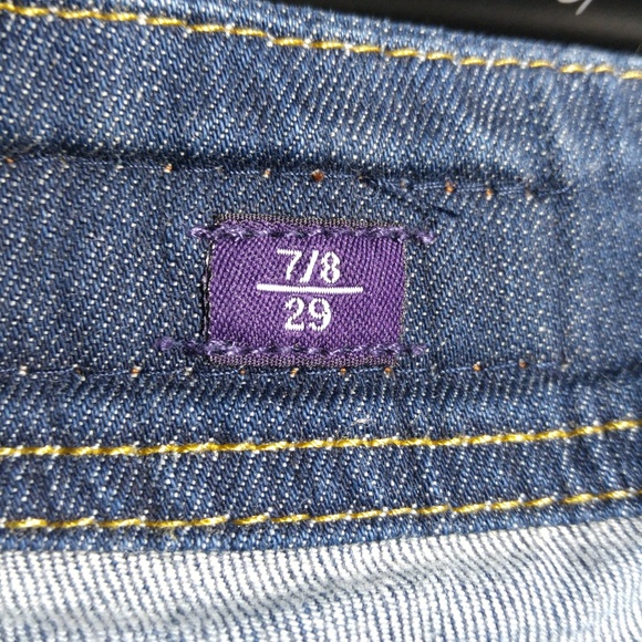 Vigoss Boot Cut Fit Flap Jeans Juniors 7 8 29 A099 - Picture 7 of 7